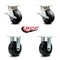 Service Caster 5 Inch Kingpinless Phenolic Wheel Caster Brakes 2 Rigid, 2PK SCC-KP30S520-PHR-SLB-2-R-2 - alternate 7